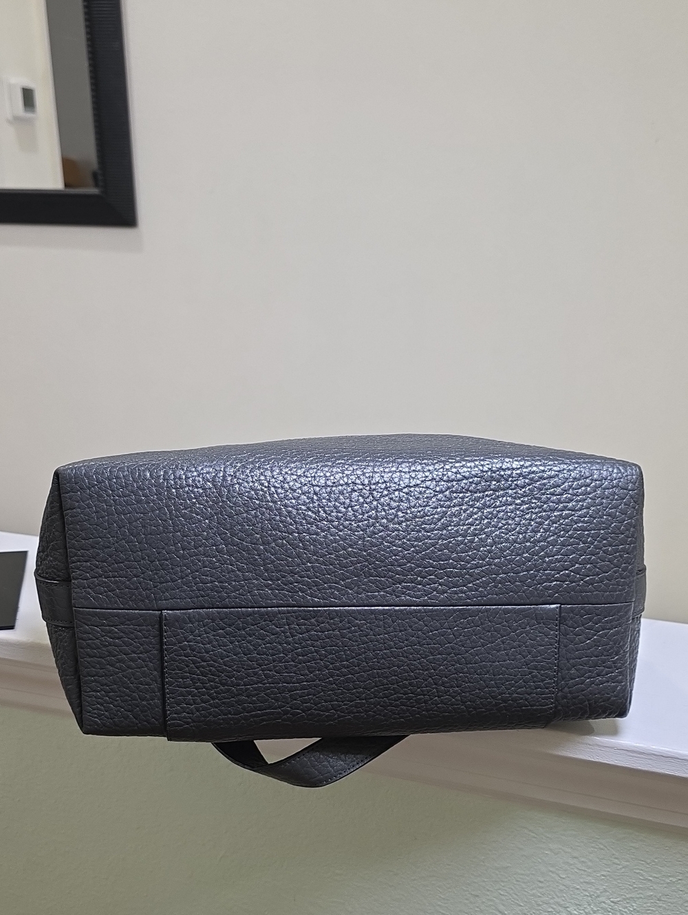 Coach 21140 Textured Legacy Satchel Shoulder 2 Way Bag Silver/Graphite/Berry - Picture 8 of 16